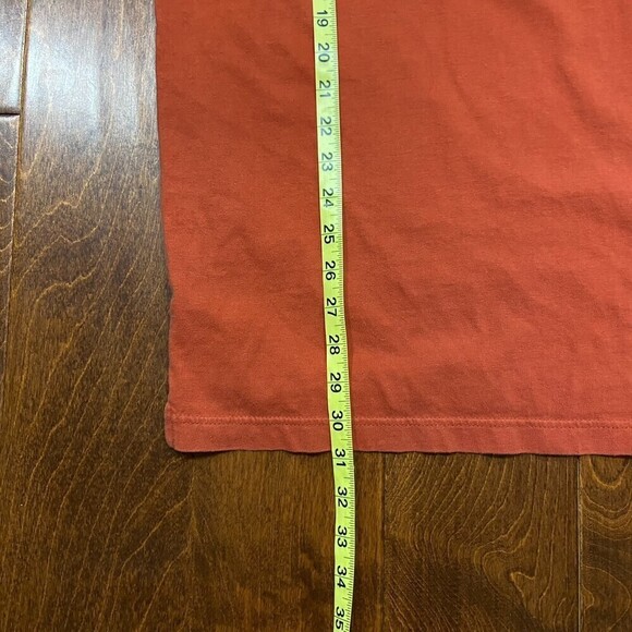 Duluth Trading Company Rust Orange Pocket Tee Relaxed Fit Men's Size L Tall - Picture 5 of 8